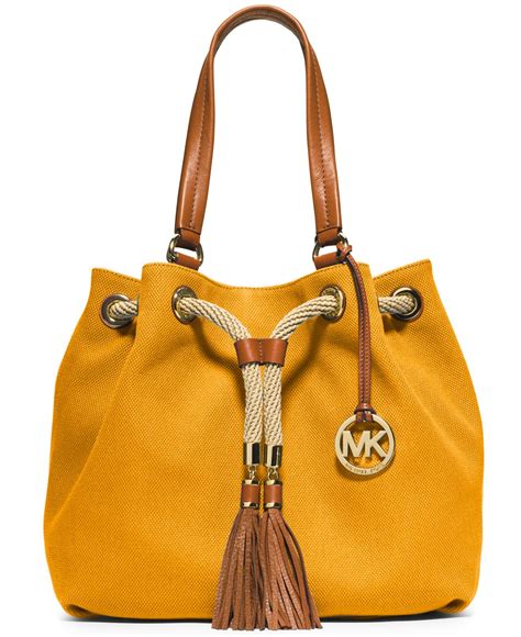 michael kors os yellow tote|michael kors tote clearance.